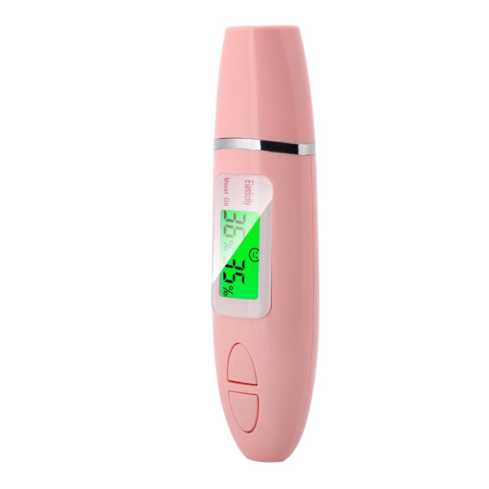 Portable Digital LCD Display Precision Skin Sensor Tester Face Moisture Water Oil Analyzer