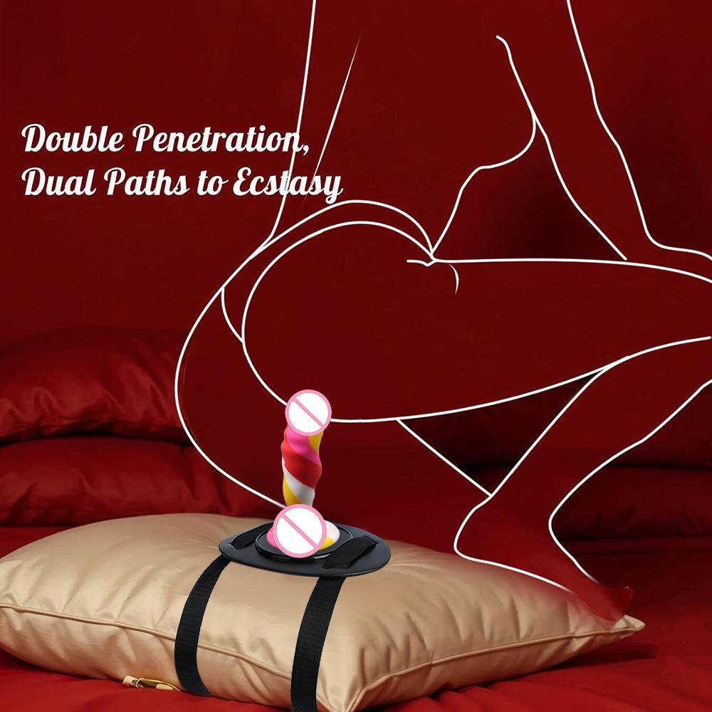 Vankúšik na dildo s prísavkou Sexuálne sedlo Nastaviteľný Pás s prísavkou Popruhový postroj Držiak na Dido pre Stoličku Swing Pohovku Platformu