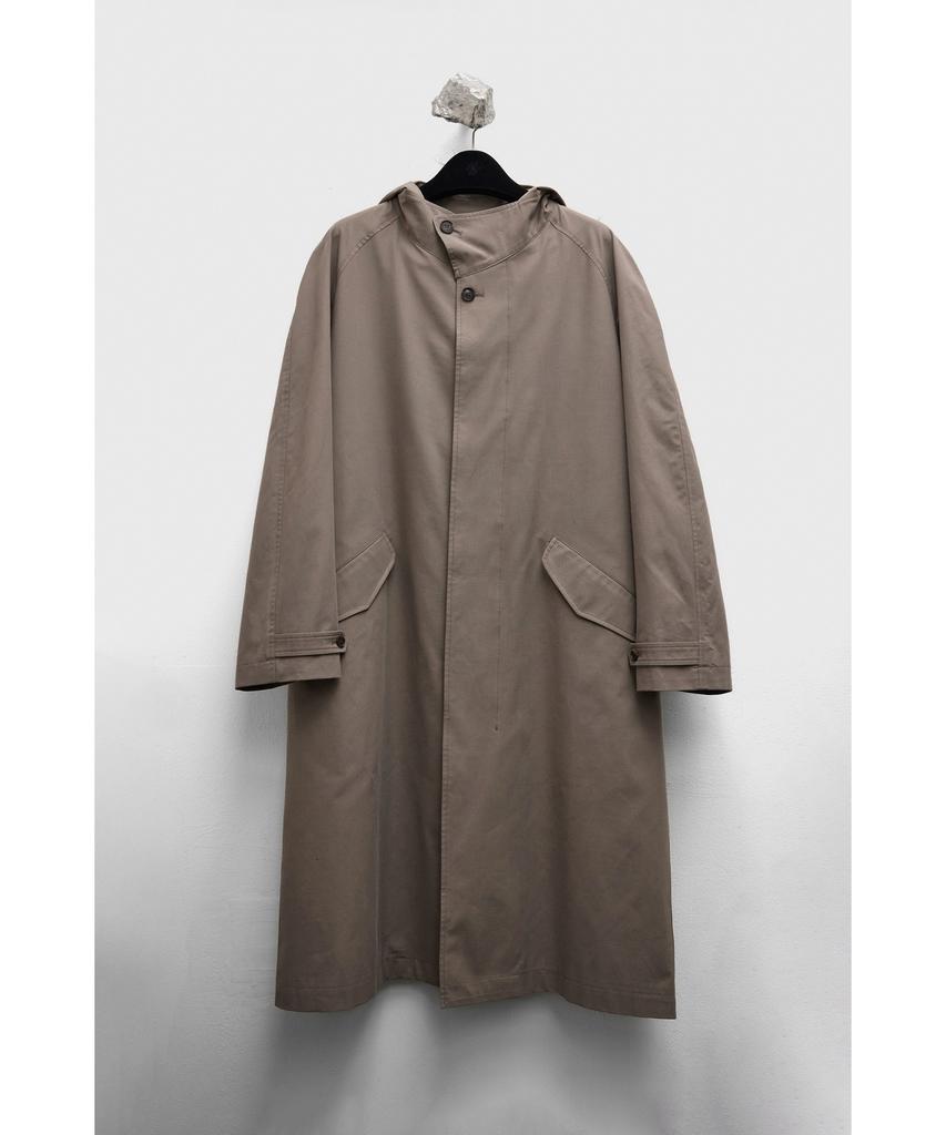 Youth Hooded Coat - Beige
