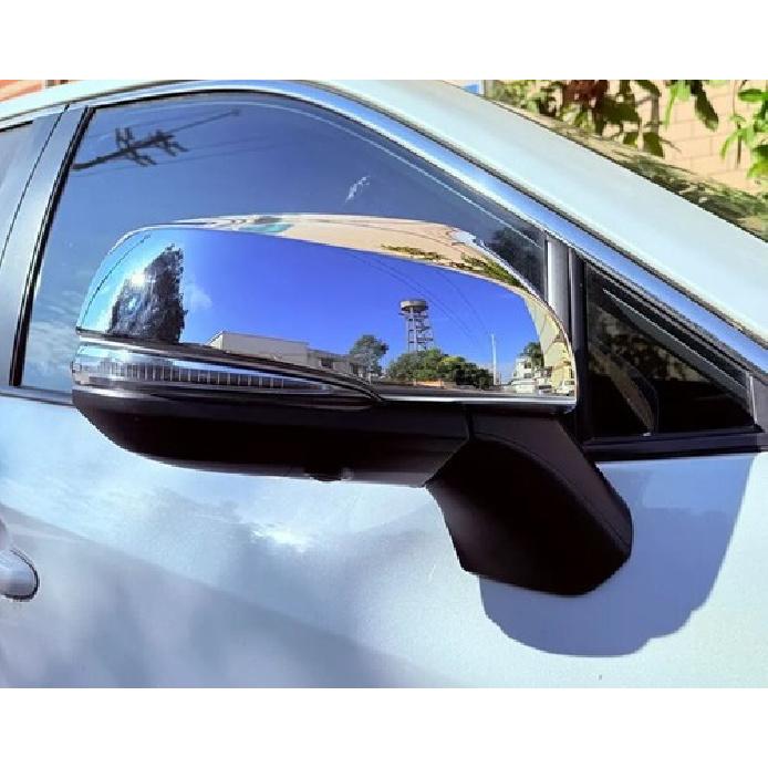 ABS Chrome Rearview Side Mirror Cover Trim For 2024-2025 Toyota Grand Highlander