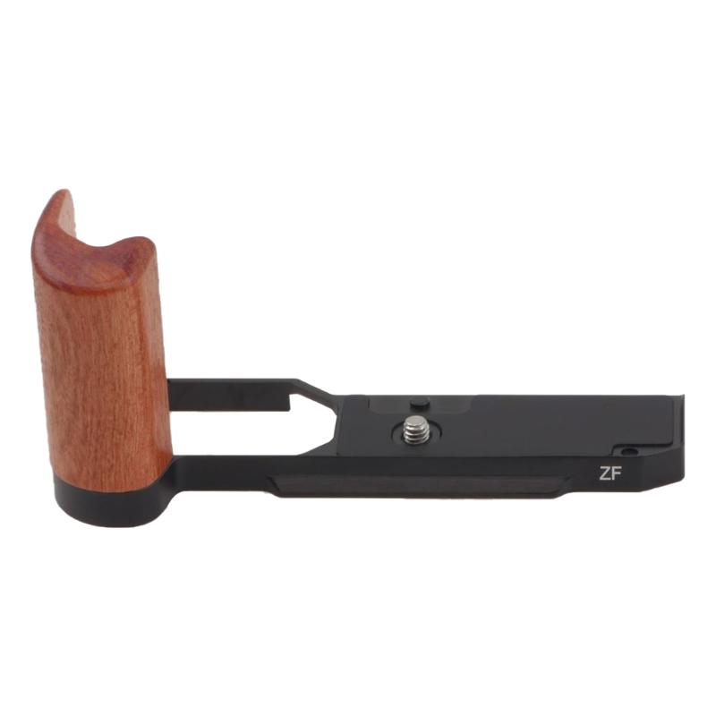 L Shaped Camera Bracket Hand Grip for Mirrorless Camera Photography Cage Wood And Aluminum Camera Holder