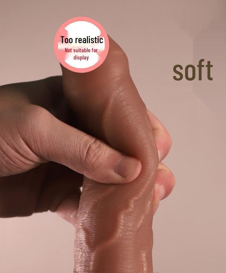 Long Love Women's Silicone Masturbator - Soft, Non-Electric, Realistic Adult Sex Toy