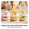 Interactive Cat Toy Flower-Shaped Tumbler Enrichment