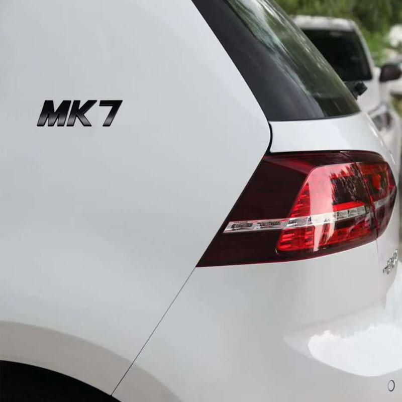 CJOZW1 3D Metal Car Trunk Sticker Compatible For VW Golf MK5 MK6 MK7 MK7.5 MK8 - Automotive Body Modification Accessory