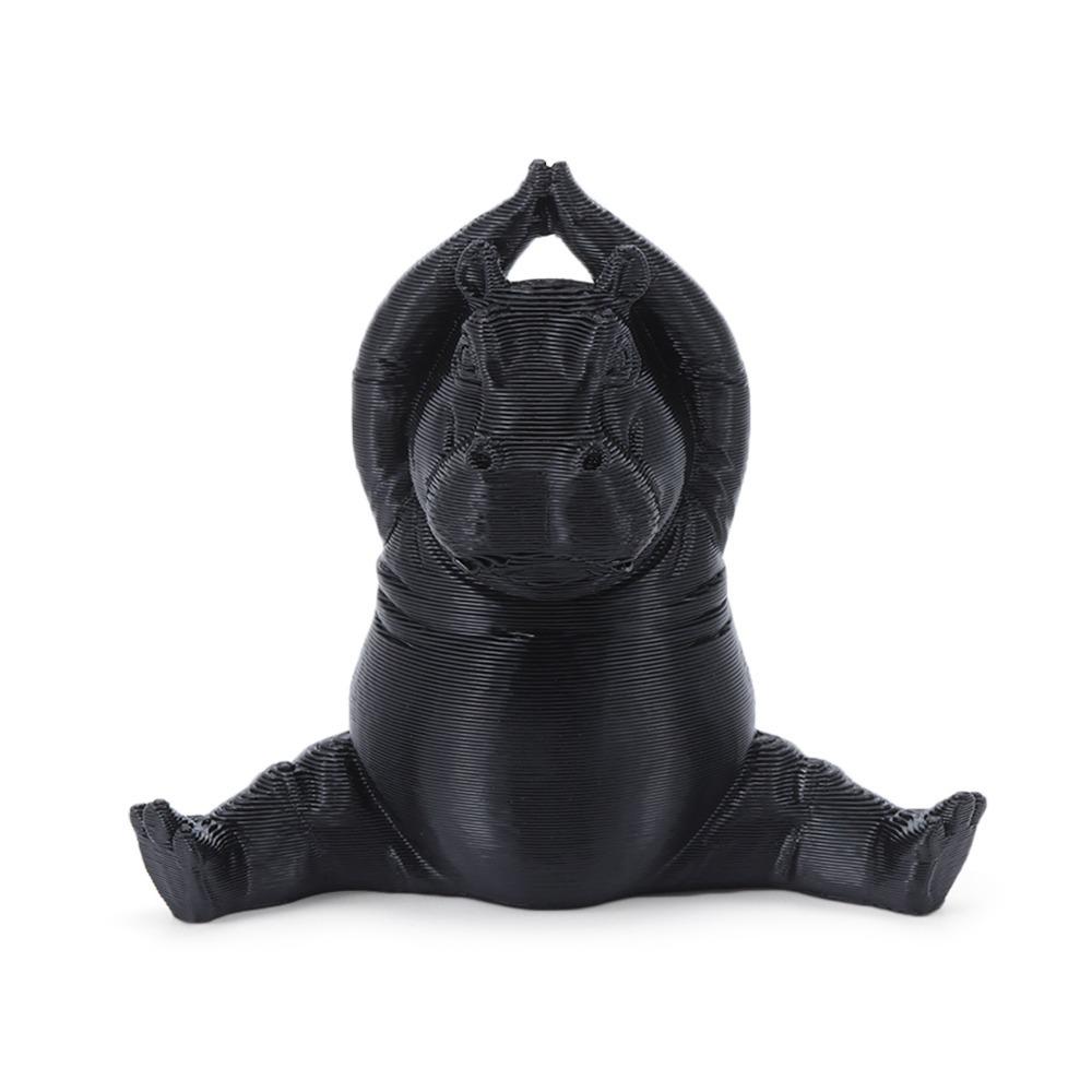 3D-Druck Yoga Flusspferd Statue Harz Flusspferd Figur Flusspferd Dekorative Ornamente Mehrere Stile Mini