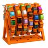 Plastic Thread Stand 60-Spool Sewing Organizer Rack, 360 Degree Swivel Space Saving Professional Tailoring Tools Stand, Tabletop Storage Holder