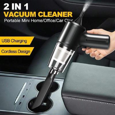 Aspirateur de voiture à main sans fil: Multifonctionnel, Portable, Aspiration et Soufflage Haute Puissance