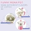 Afternoon Tea Toy Kit Gifts Pretend Playing Ideal For Boys and Girls Kids Playing House Toy Simulation Coffee Machine Cake Table Snack