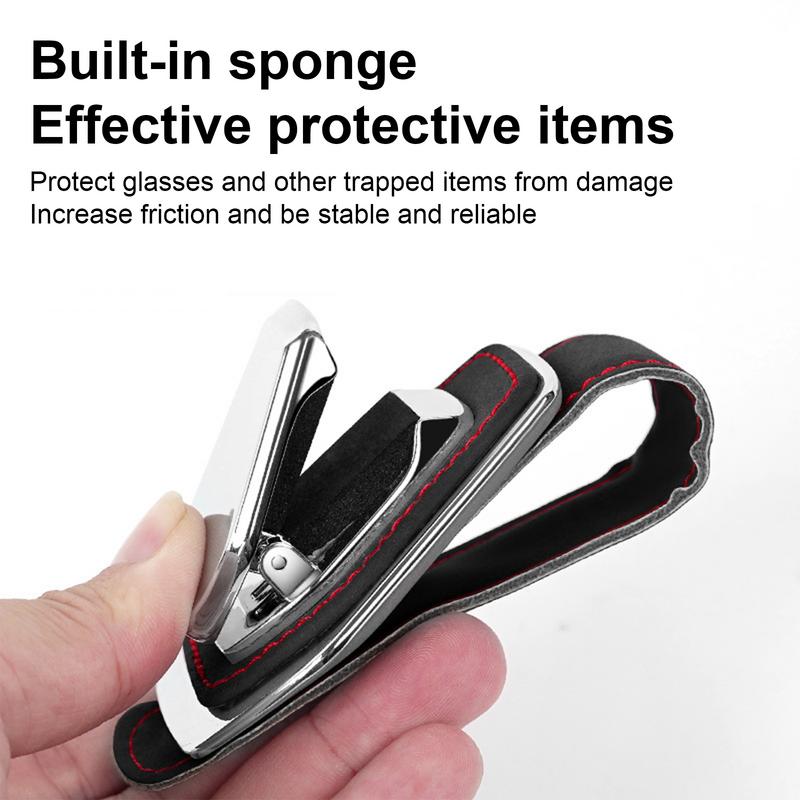 Sonnenbrillenclip für Sonnenblende im Auto Brillenhalter-Clip Sonnenblendenclip für Sonnenbrillen Sonnenblenden-Sonnenbrillenhalter Sonnenblenden-Organizer für
