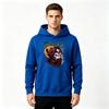 Men's Relax Grim Reaper Smoker Print Pullover Hoodie Casual Long Sleeve Hooded Sweatshirt