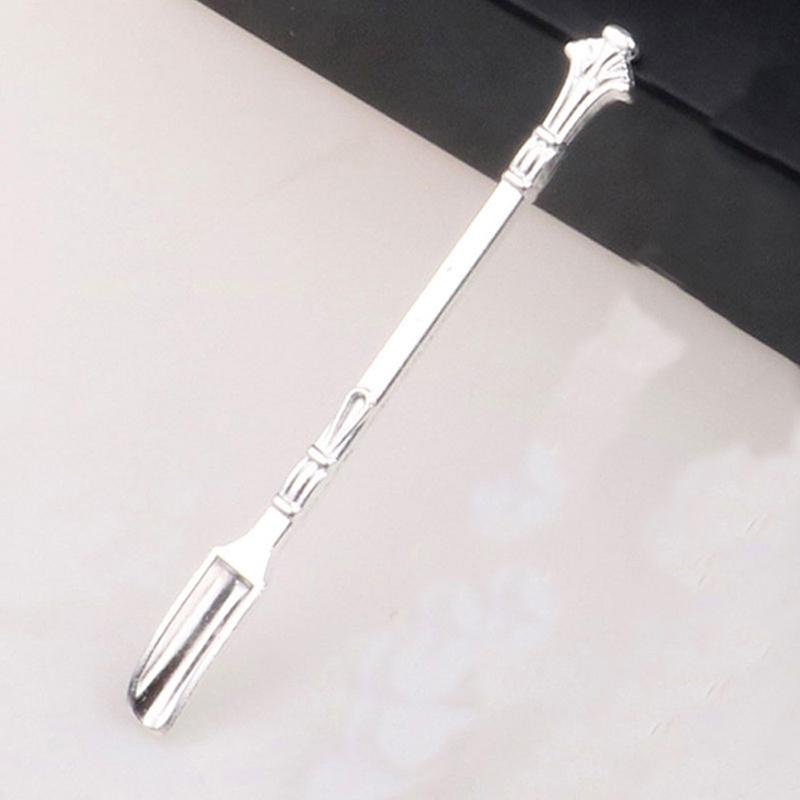 1Pc Metal Mini Shovel Spoon Medicine Spoon Micro Debugging Shovel Dessert Salt Teaspoon Mini Powder Spoon Kitchen Accessories