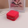 Clever Compartmentalized Design Small Body Hand Moving People Velvet Multifunctional Protection Jewelry Double Storage Box