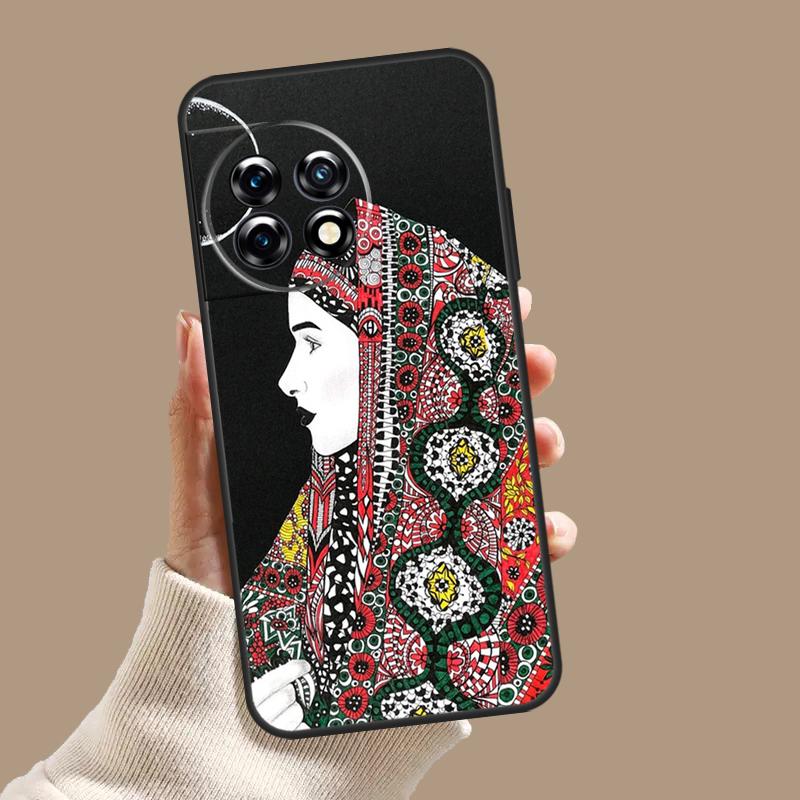 Muslim Islamic Arabic Hijab Girl Case For OnePlus 10T 8T 9R 10R 12R OnePlus 12 11 9 10 Pro Nord 2 CE 3 Lite N10 N20 N30 Cover