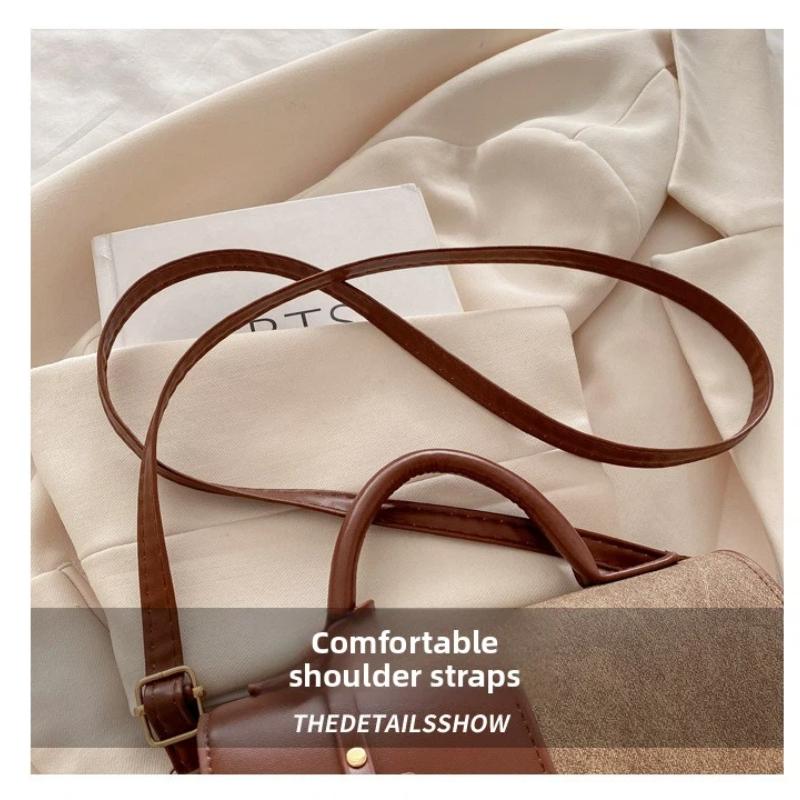 Elegant Women's Handbag Fashion Crossbody Shoulder Bag, Snap Closure Tote Bag Ladies Designer Brand Underarm Bags