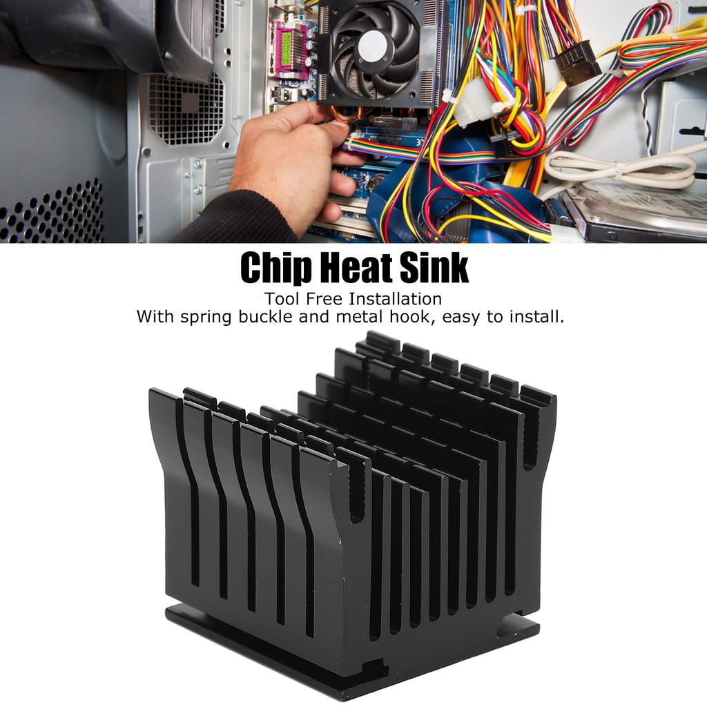 Heat Sink Aluminium Cooling Heatsink Cooler   Accessory for PCB Motherboard