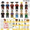 M8248people Inland Sea Pirate Gang Cross-border Wholesale Children Assemble Small Particles Building Block Toysanimalaccessories