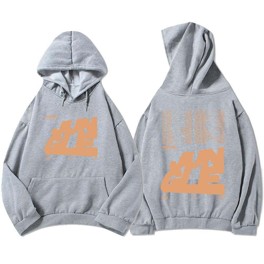 Jungle Sunshine Tour 2026 Felpe Manica Lunga Uomo Felpa con Cappuccio Design Stampa Grafica Sudaderas Unisex Streetwear Merch