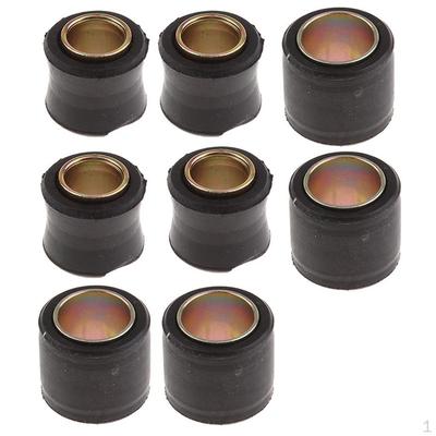 8pcs Motorcycle Shock Absorber Bushing Rubber Bush 12mm 14mm