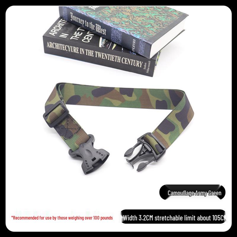 Military-Style Outdoor Training Belt for Teens and Students - Thickened Insert Buckle