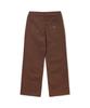 UCLA Unisex Preppy Over-Wide Collar Denim Pants [Brown](Ub8Dp20_55)