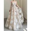 Super Fairy Lace Light Wedding Dress 2025 New Bridal Wedding Dress French High-end Tube Top Welcome Door Dress