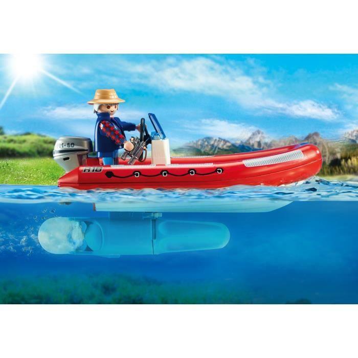 Playmobil 5559 braconniers avec bateau