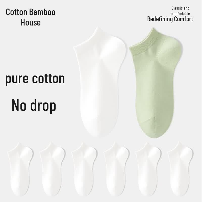 Women s Breathable Cotton No-Show Socks One Size (EU 35-39)
