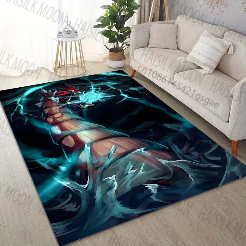 Japan Pokémon Gyarados Print Carpet for Living Room Bedroom Kid's Room Home Decor Area Rug Sofa Cloakroom Play Mat for Gifts