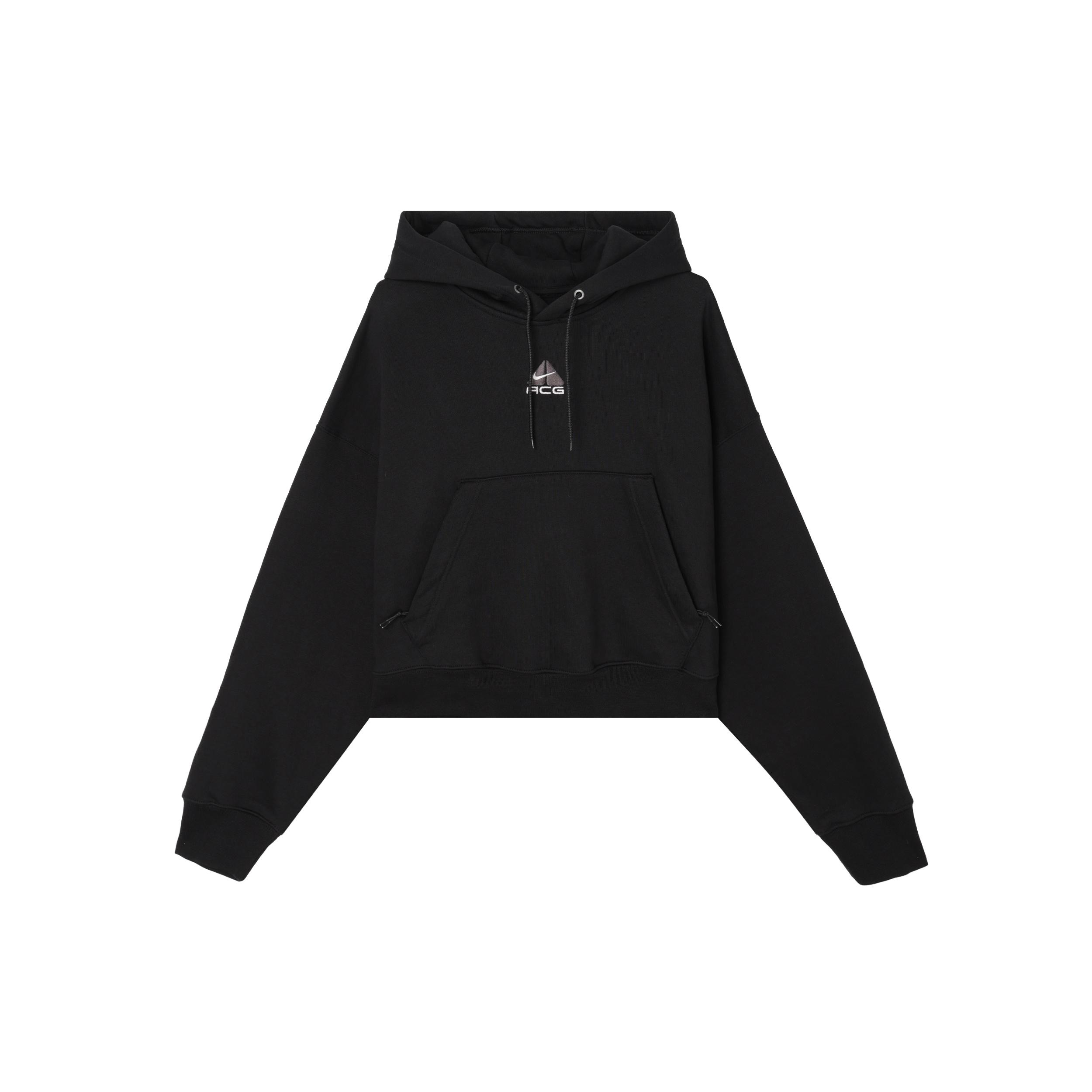 (WMNS) Nike ACG Therma-FIT Fleece Hoodie  Black  Women s DQ5808-045 L
