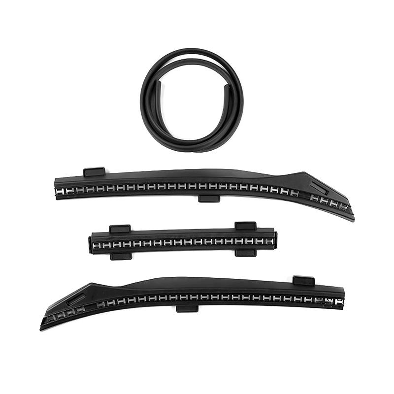 

Автомобильные аксессуары A Set Auto Front Trank Cap Rubber Seal Waterproof Pelproof Protection Decorative Strips Fit For Tesla Model Y чёрный