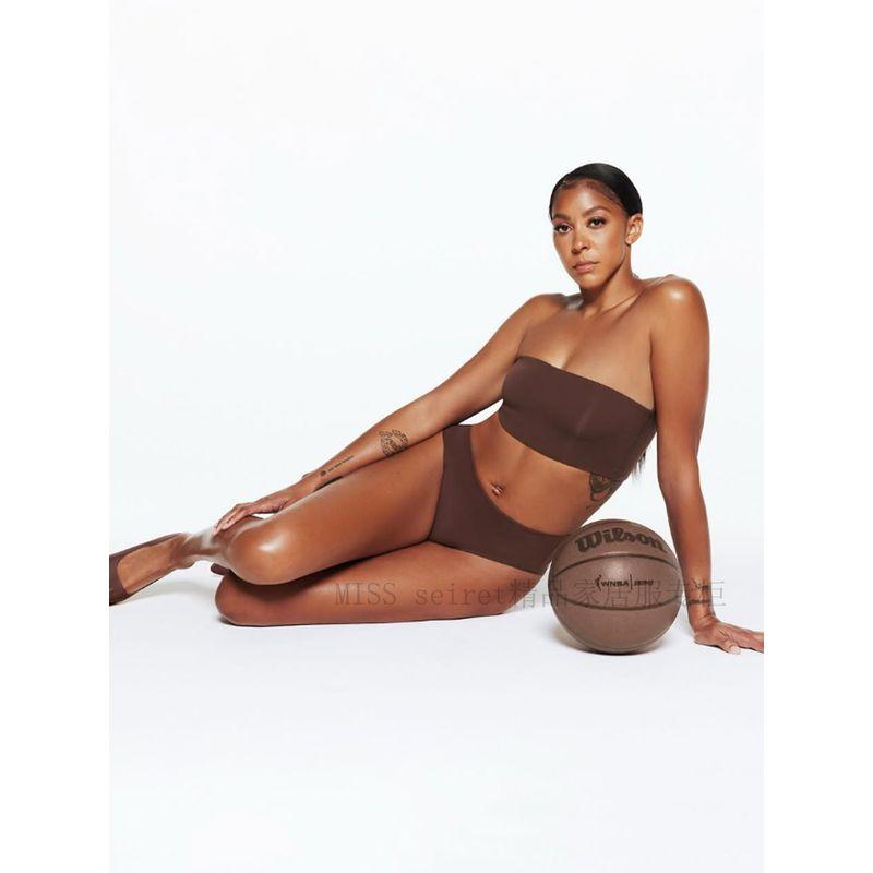 Kardashian Same Ski * Ms Four-Color Tube Top Solid Get Chest Paste Strapless Sexy Breathable Nude Feel Bra