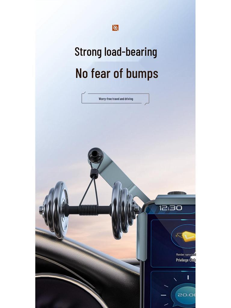 Universelle Autohalterung für Handy mit 360° Teleskopverstellung für große Bildschirme