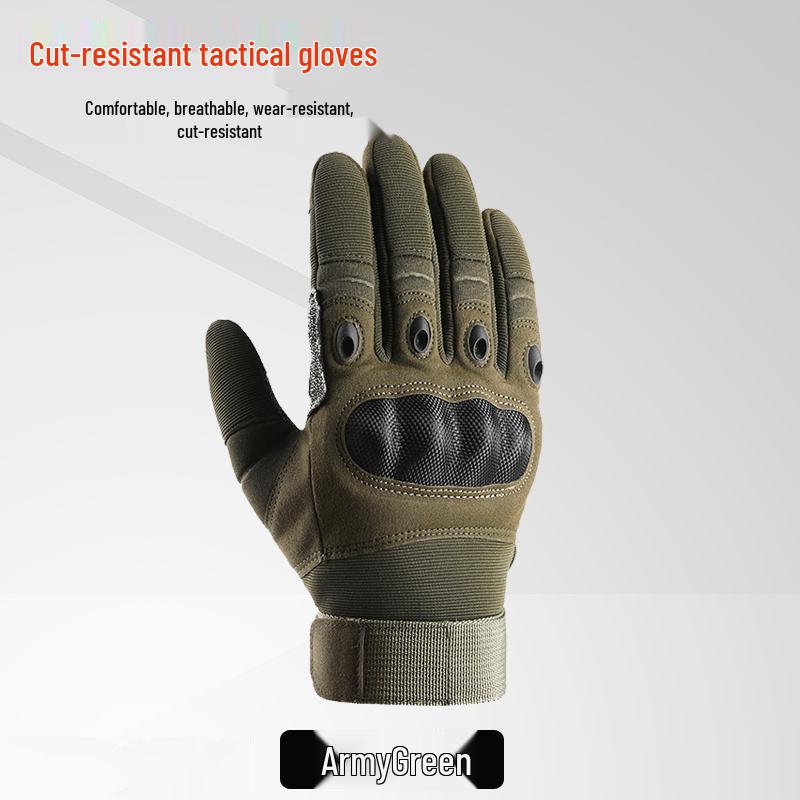 

Men s Tactical Anti-Cut Full Finger Gloves
