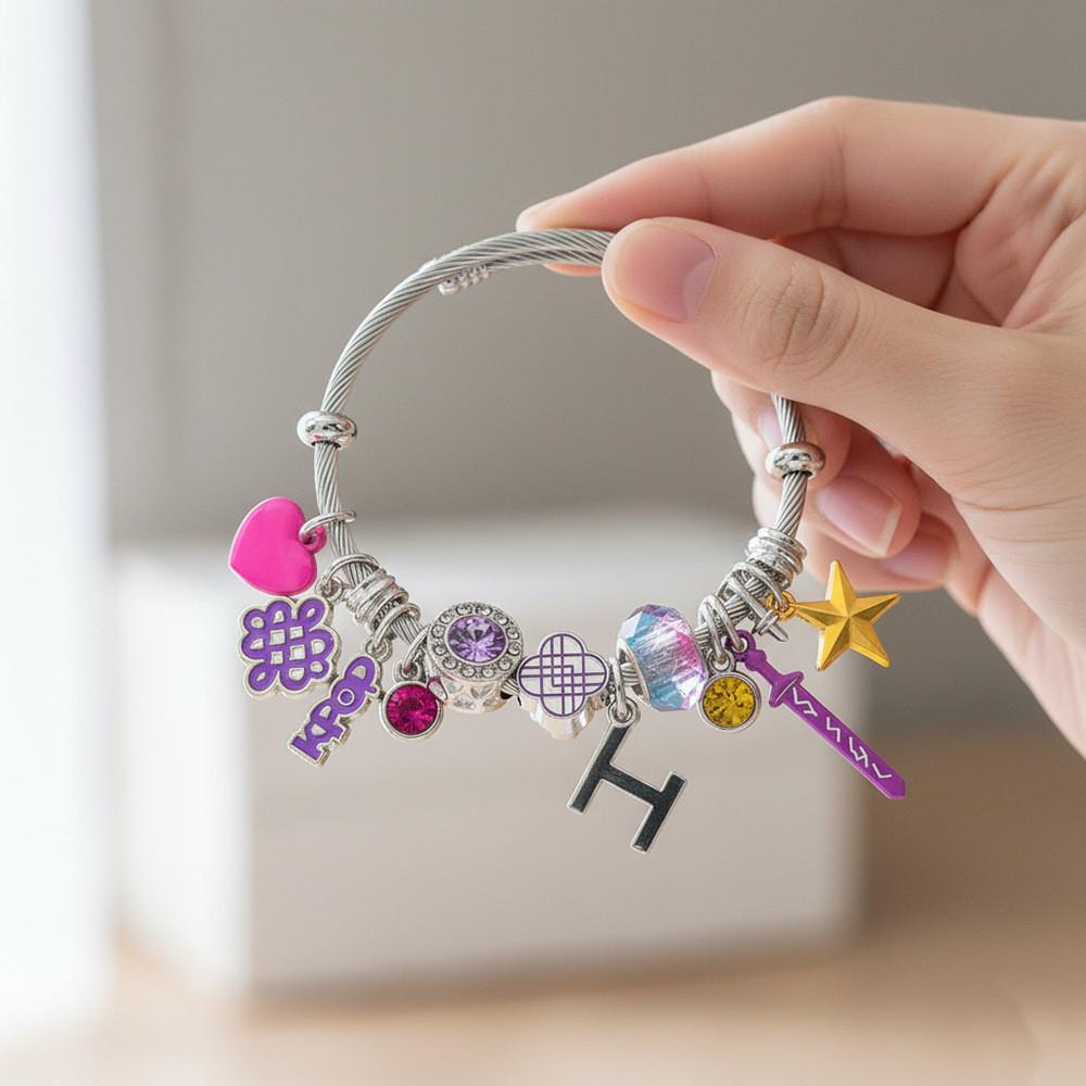 Kpop Dæmonjægere Tegnefilm Armbånd Med Legeringsperler Til Gavegivning Og Daglig Brug