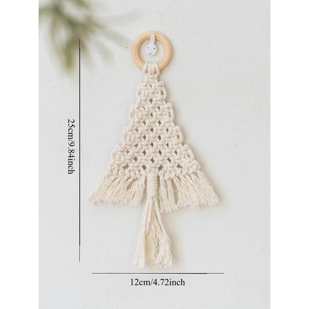 1PC Hand-woven Christmas Tree Old Man Pendant Car Ornaments Christmas Tree Decoration Pendant Christmas Tree Embellishment Christmas Decoration