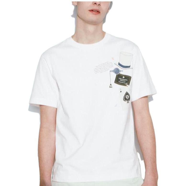 Uniqlo X Detective Conan Collaboration SS23 Printed Casual Crew Neck Short Sleeve T-Shirt Unisex T-Shirt White 462174-00