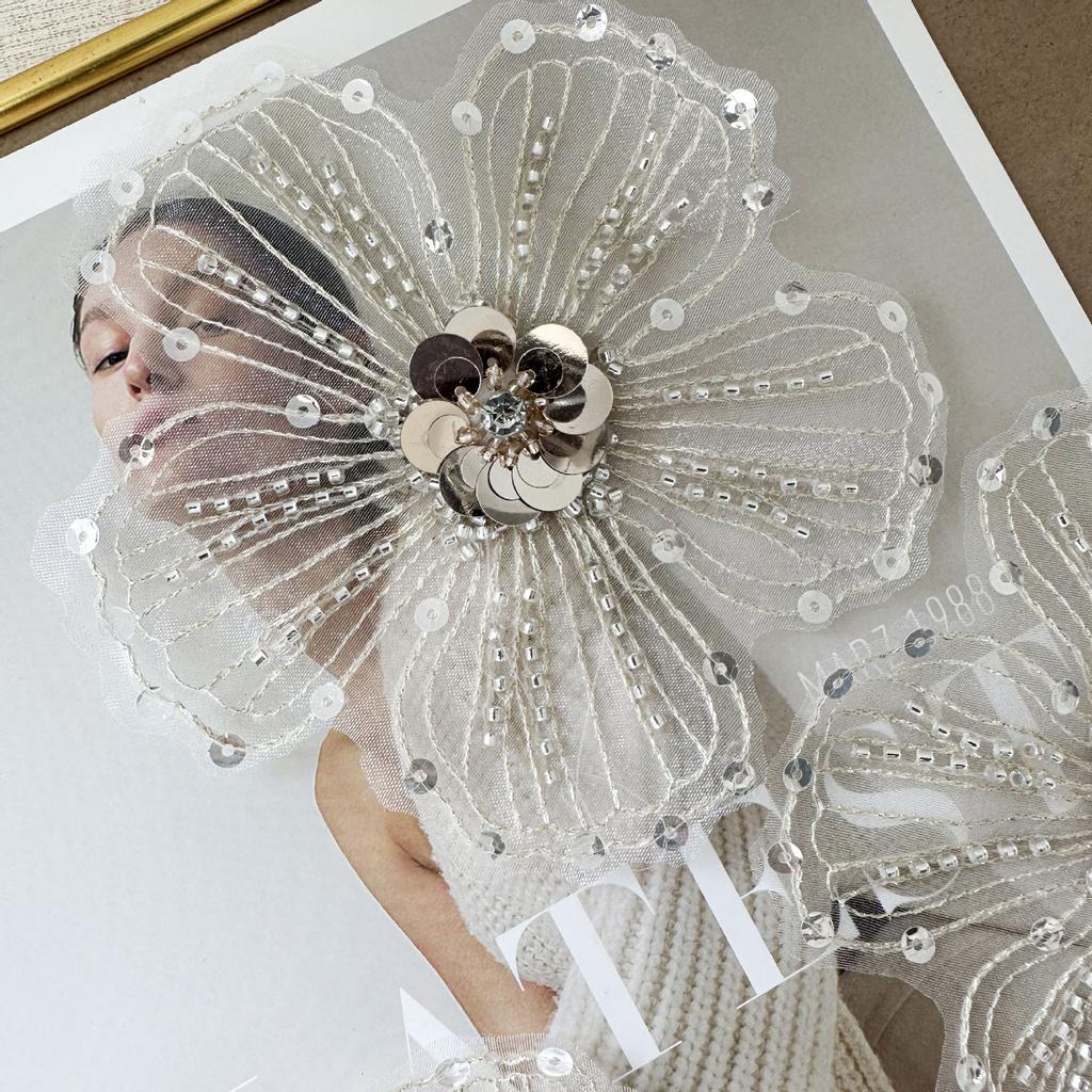 Handmade Bead Slices, Champagne Flower Accessories, Patch Decorative Decals Diy Materials