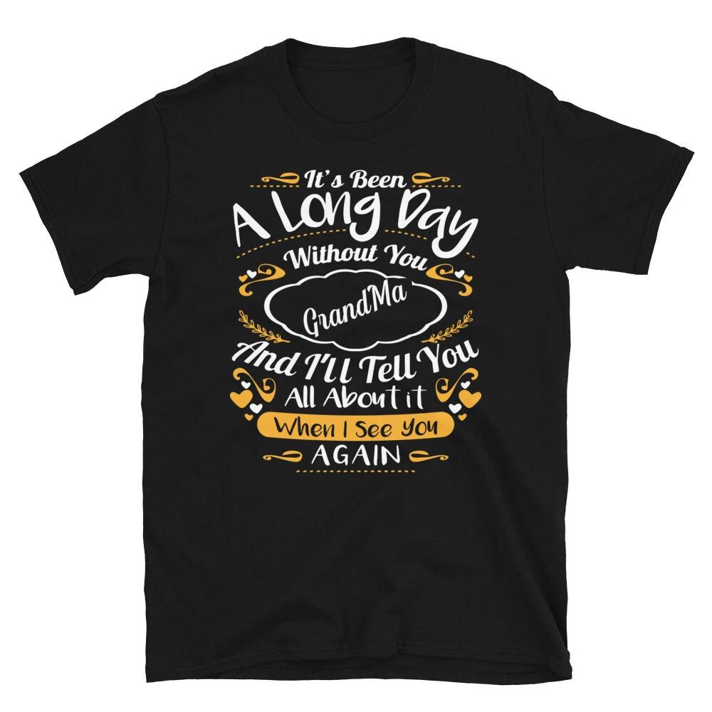 Grandma Grandson Funny Cute Grandma Mom Humor T-Shirt L