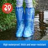 Waterproof Non-Slip Transparent Rain Shoe Covers - Durable, Thickened, High-Top Overshoes