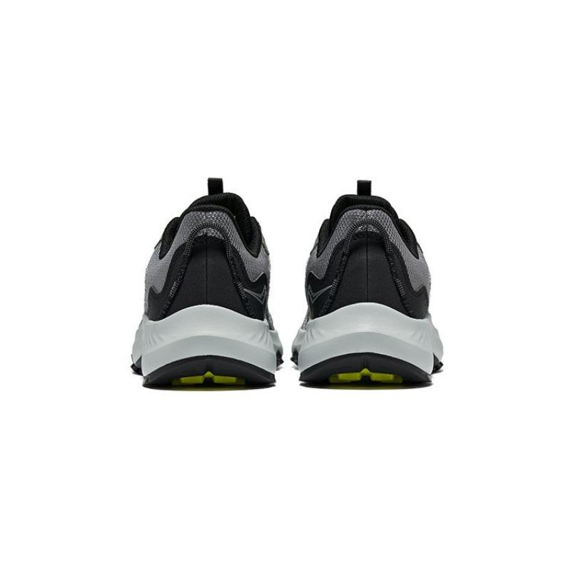 Saucony AURA TR men low-top running shoes grey yellow cushioned breathable durable S20862-100