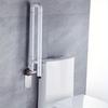 Foldable toilet handle, accessible toilet armrest, wall armrest, bathroom bracket, auxiliary toilet fixed handle safety frame