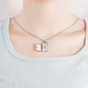 Custom Photo Envelope Necklace Can Opend Personalized Engraved Name Necklace Pendant Necklace Unique  Gift Memorial Gift