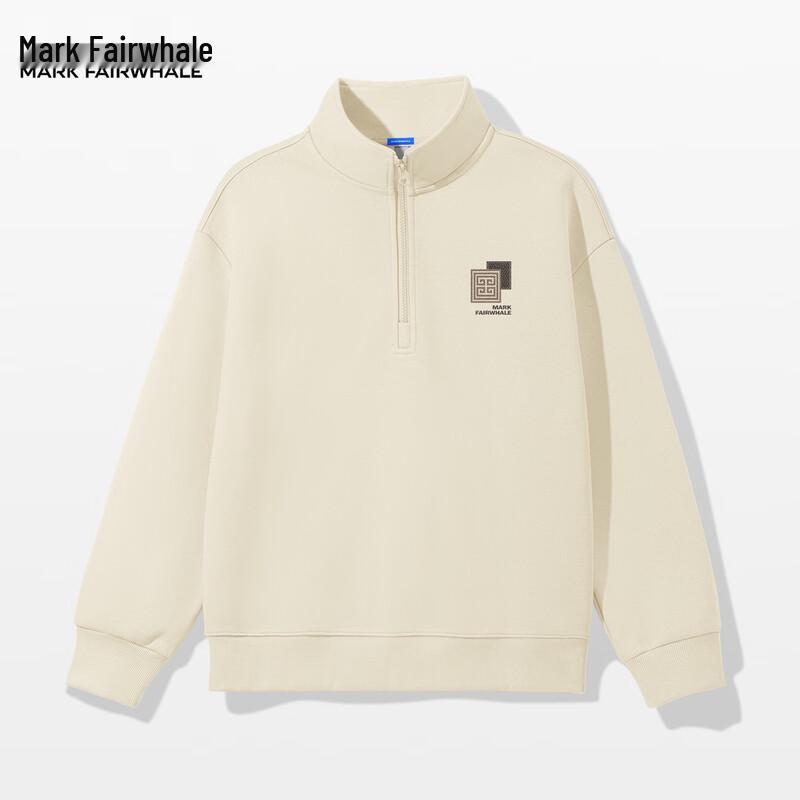 

FAIRWHALE Men s Relaxed Fit Half-Zip Stand Collar Sweatshirt XL