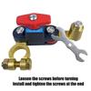 12V-24V Car Battery Disconnect Switch Bidirectional Joint Can Rotate Disconnect Switch Anti-Power Off Leakage Circuit Breaker