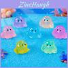Vibrant Luminous Mini Octopus Resin Figurine For Aquariums And Home Decor