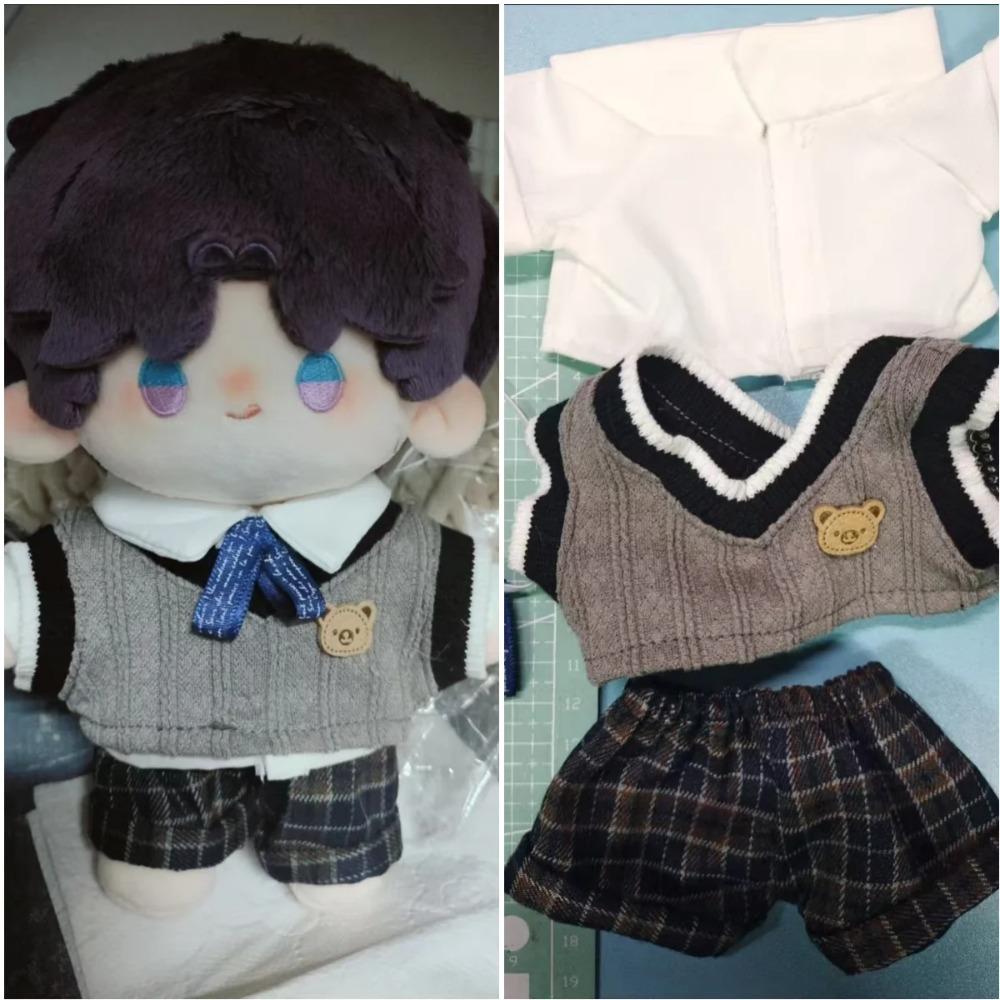 Dress-up Doll Cotton Doll Love and Deepspace Xavier Zayne Rafayel ralayo Sylus Cute Clothes 20cm Plush Doll Clothes Men's Clothe