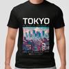 Tokyo Japan Cityscape Graphic T Shirt Japanese Streetwear Urban Skyline Tee