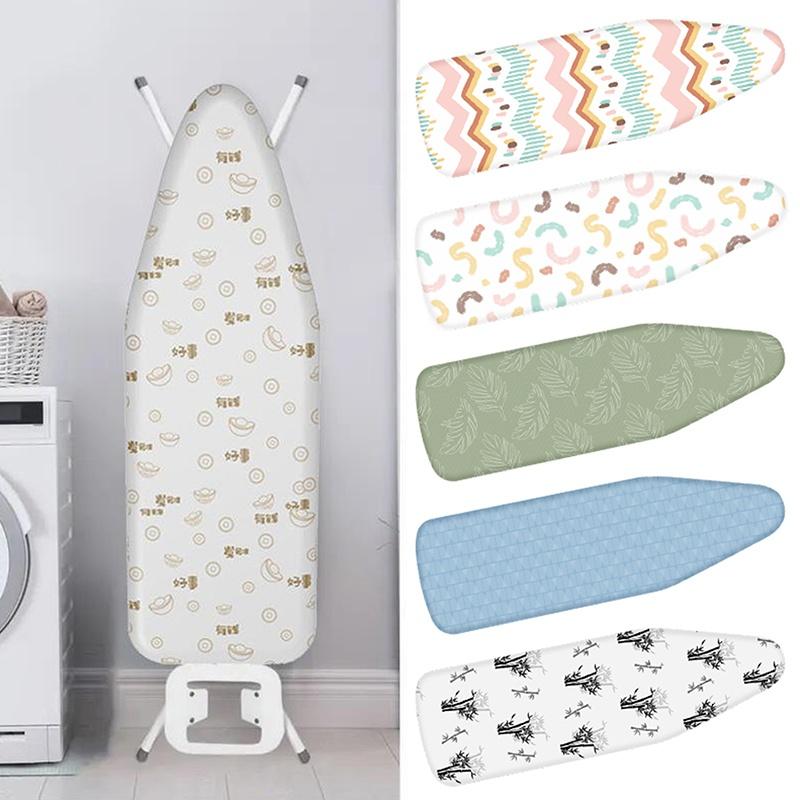 Durable Ironing Board Cloth Heat Resistant Decorative Ironing Board Cover With Floral Animals Design Universal Laundry Supplies