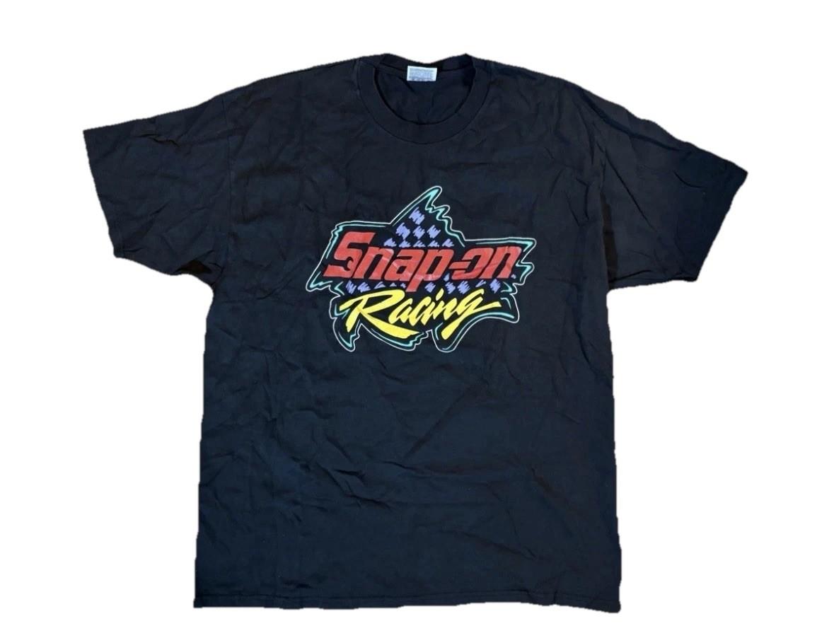 Vintage Men’s Snap On Racing Graphic Shirt XL READ Unisex T-Shirt L