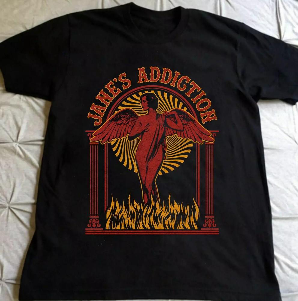 Jane s Addiction Band Cotton Gift For Fan T-Shirt Black Unisex T-Shirt XXXL